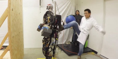 Американские ученые бьют робота ногами во имя науки